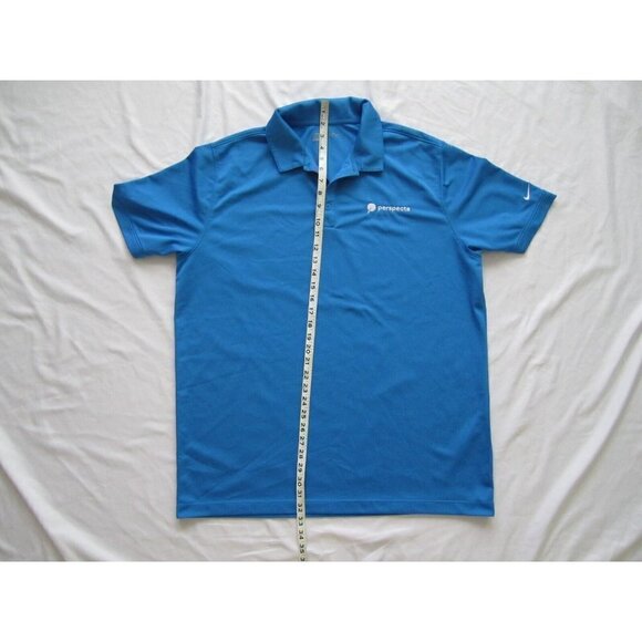 Men's Nike Golf Dri Fit Blue Polyester Short Sleeve Polo Shirt Size XL (MT3) - Picture 5 of 8